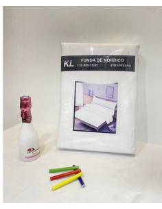 FUNDA NORDICA LISA BLANCA 2