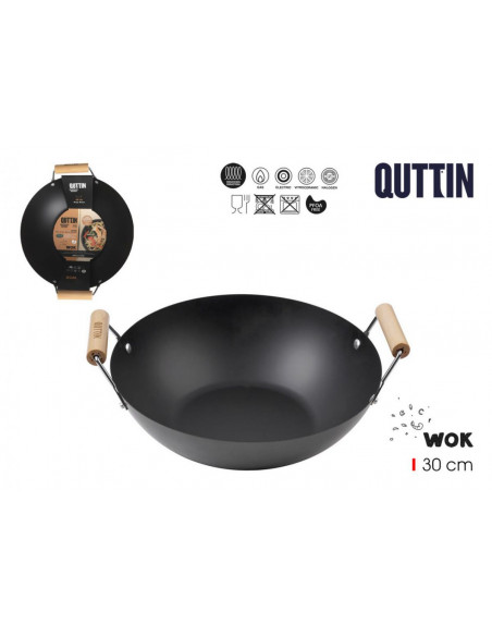 SARTEN WOK 2 ASAS 30 CM