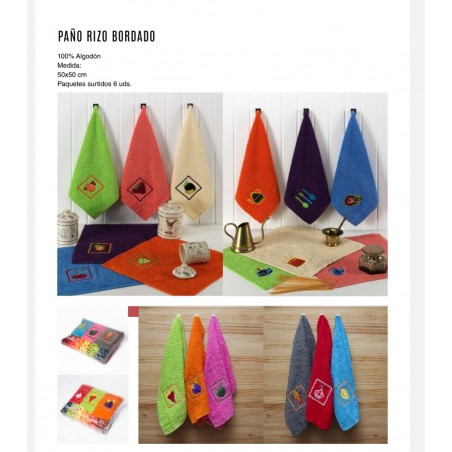 JUEGO 6 PAÑOS COCINA