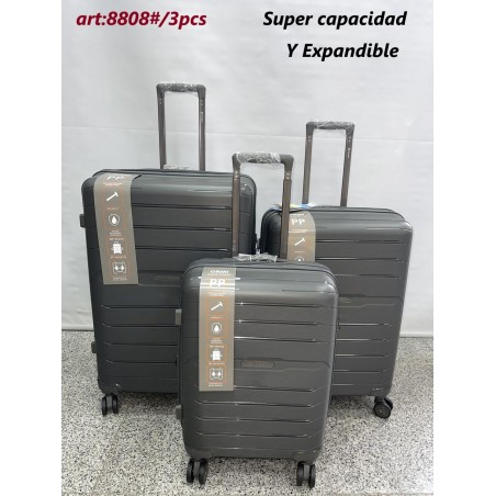 MALETAS POLIPROPILENO / GRIS